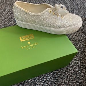 Kate spade glitter sneakers